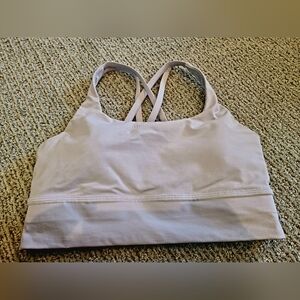 lululemon Energy Bra, Lavendar, Size 8
